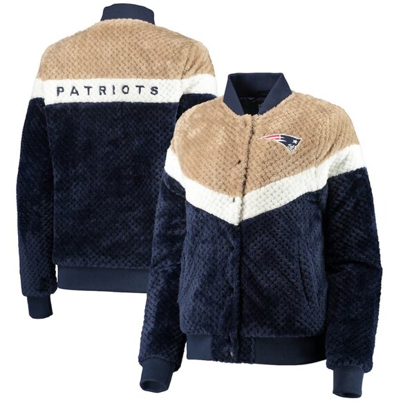 NFL Jackets & Blazers - NWT Patriots G‑III 4Her Sherpa Snap Jacket – Size L